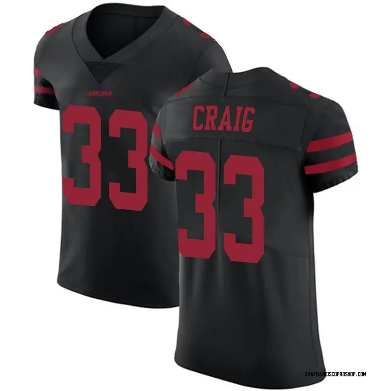 Black Men's Roger Craig San Francisco 49ers Elite...