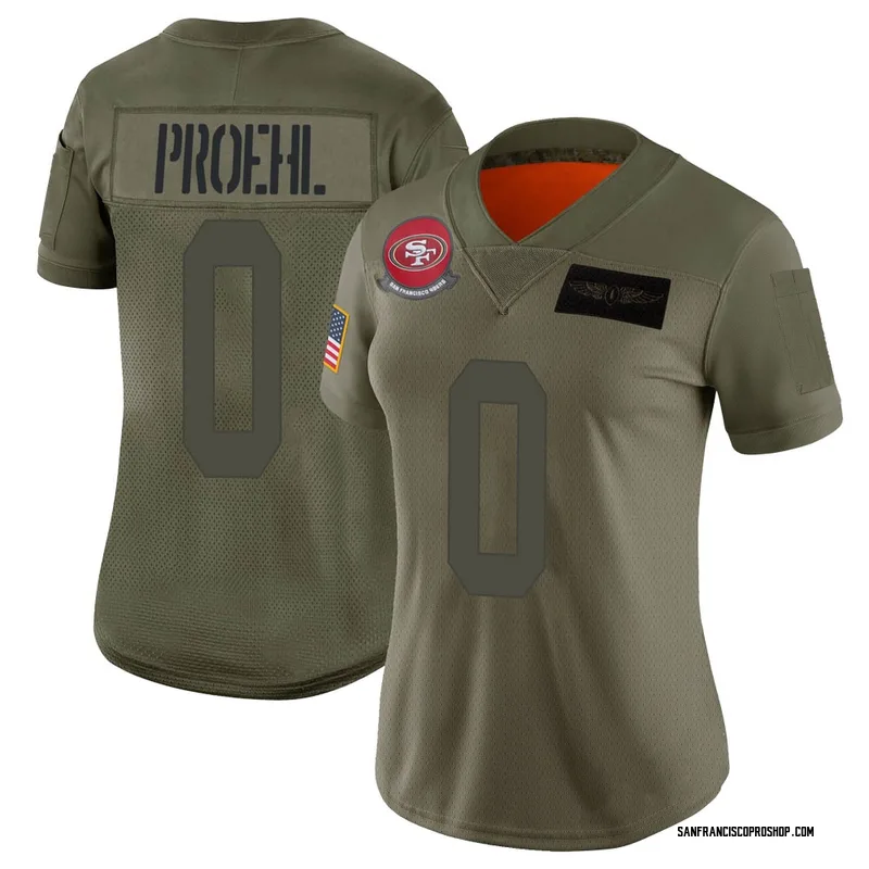 women's niners jersey