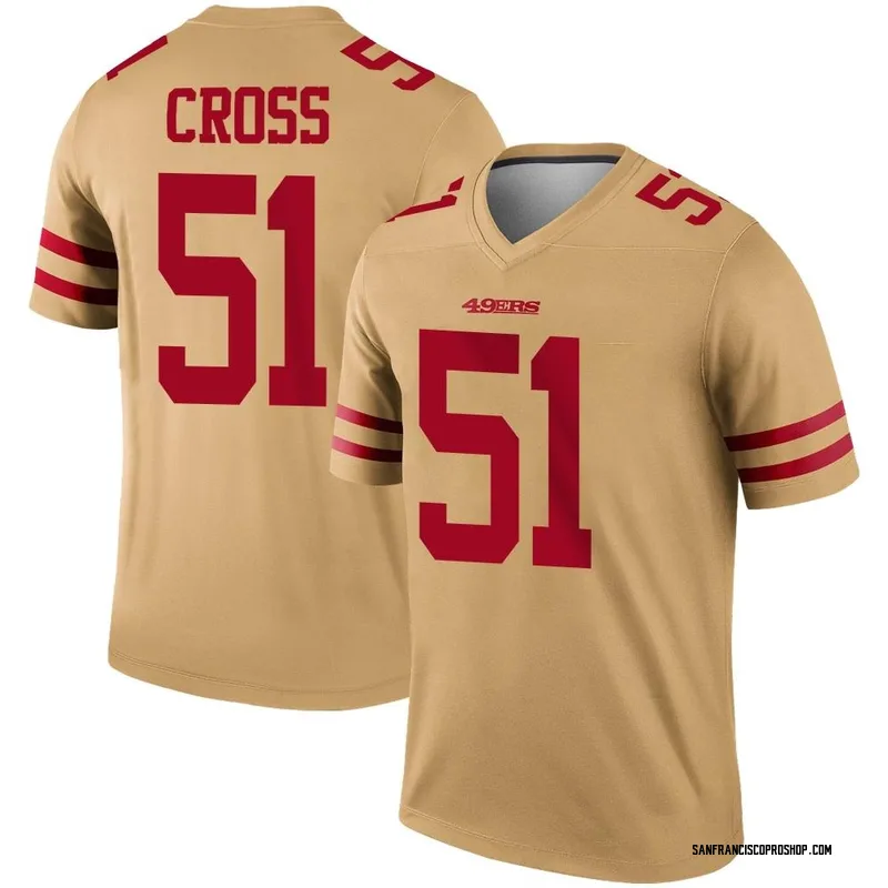 gold san francisco 49ers jersey