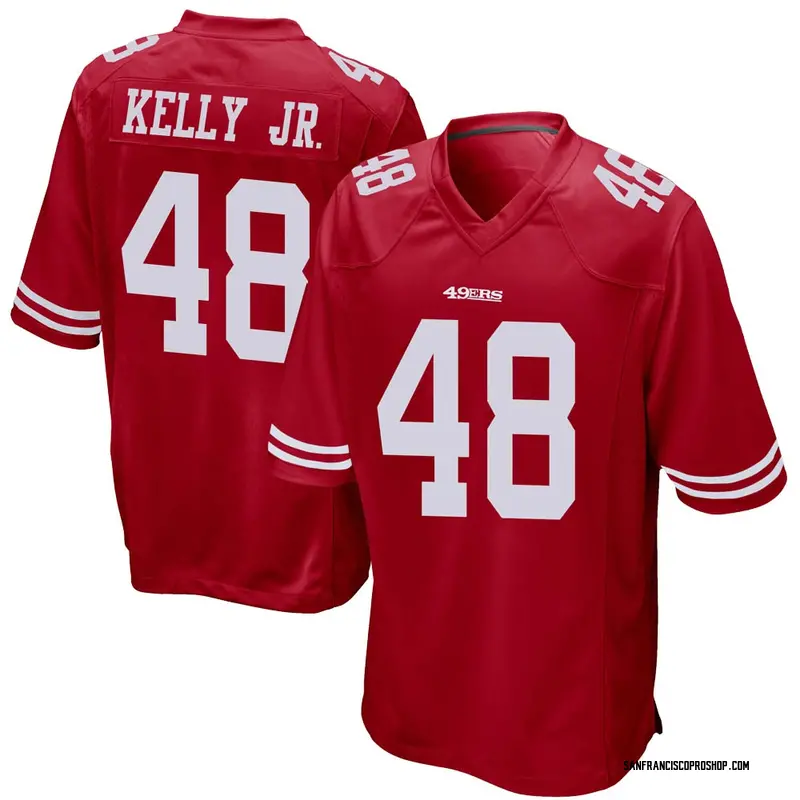 Red Youth Jermaine Kelly Jr. San Francisco 49ers Game Team Color ...
